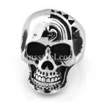 FSR09W11 Chinese Yin Yang  skull ring