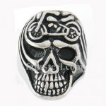 FSR10W97 motor cycle skull biker ring 