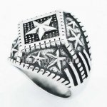 FSR14W62 five-pointed star ring