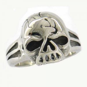 FSR11W42 Skull biker ring