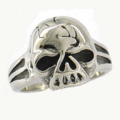 FSR11W42 Skull biker ring