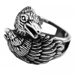 FSR21W09 Double headed bird ring