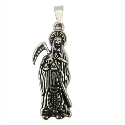 FSP19W39 Reaper Skull Pendant