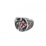 FSR22W17  Templar Knight Cross  ring